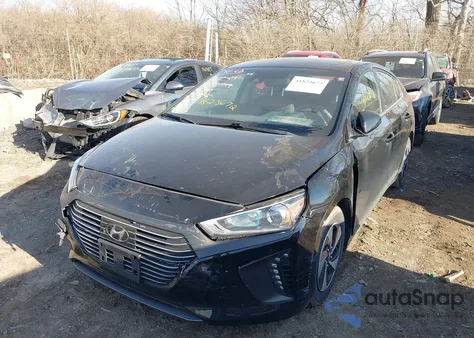 2019 Hyundai Ioniq Hybrid Sel from USA, damaged, VIN KMHC75LC1KU140559